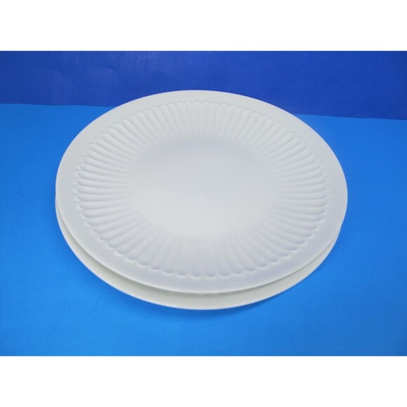 Jean Lewis Coquet Limoges France Vintage Set Of 2 White 8" Salad Plates VGC - Picture 7 of 9